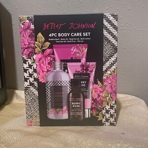 Betsey Johnson 4 pc Body Care Set